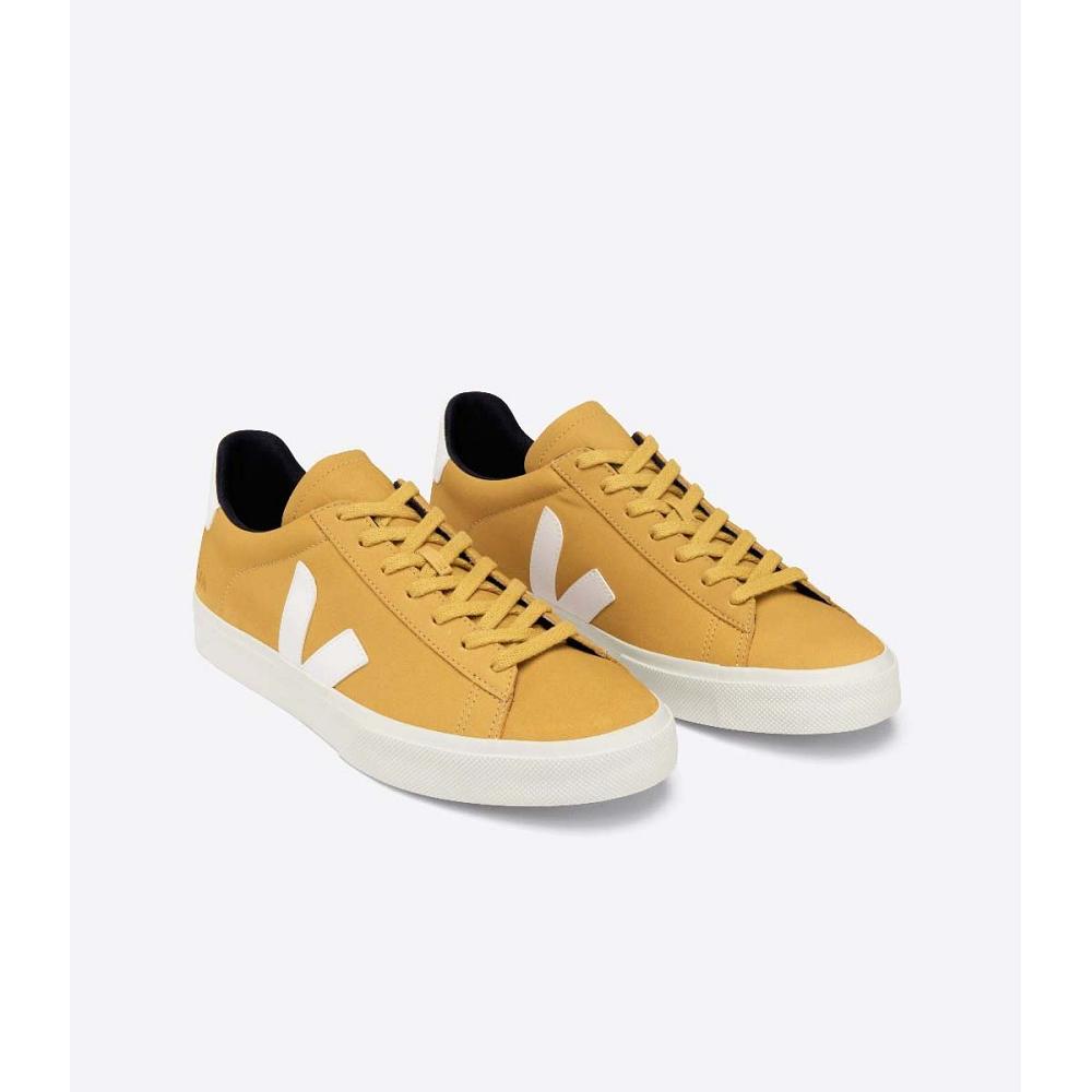 Orange Women's Veja CAMPO NUBUCK Low Tops Sneakers | AU 598DFM